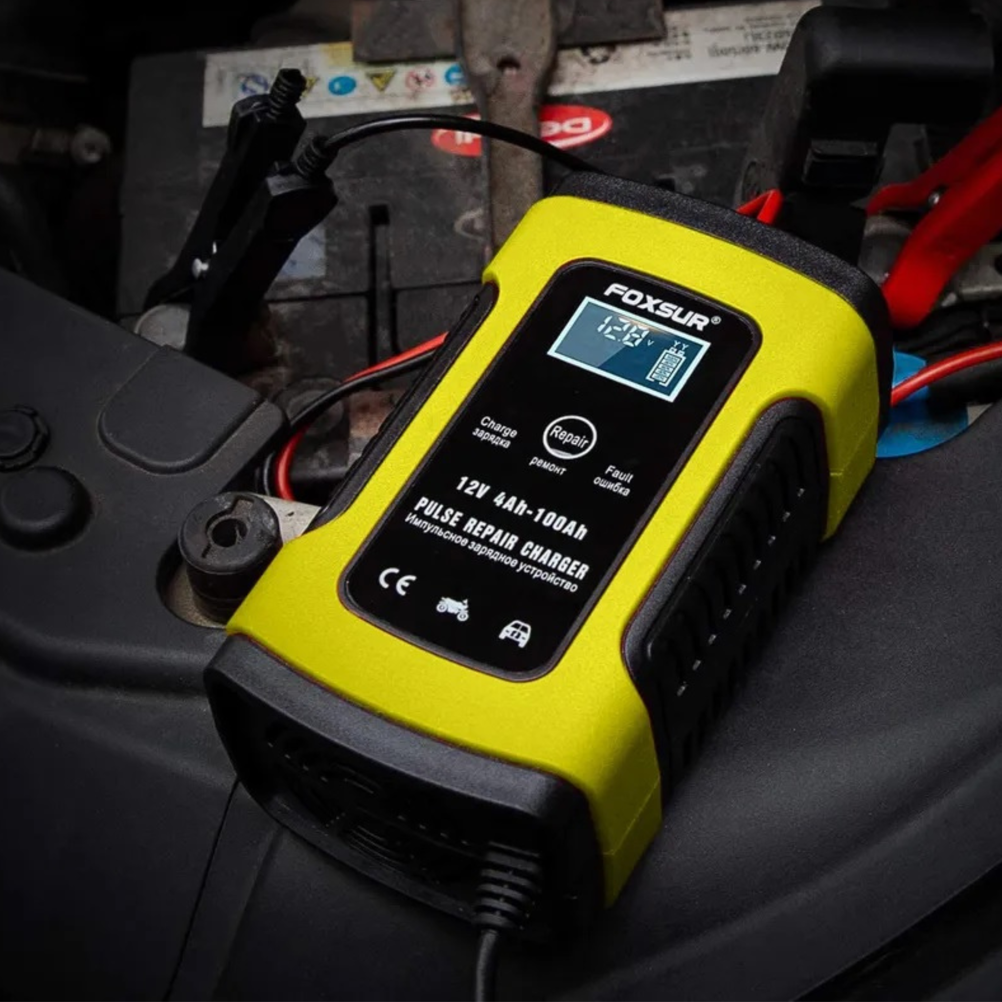 Зарядний пристрій для акумуляторів